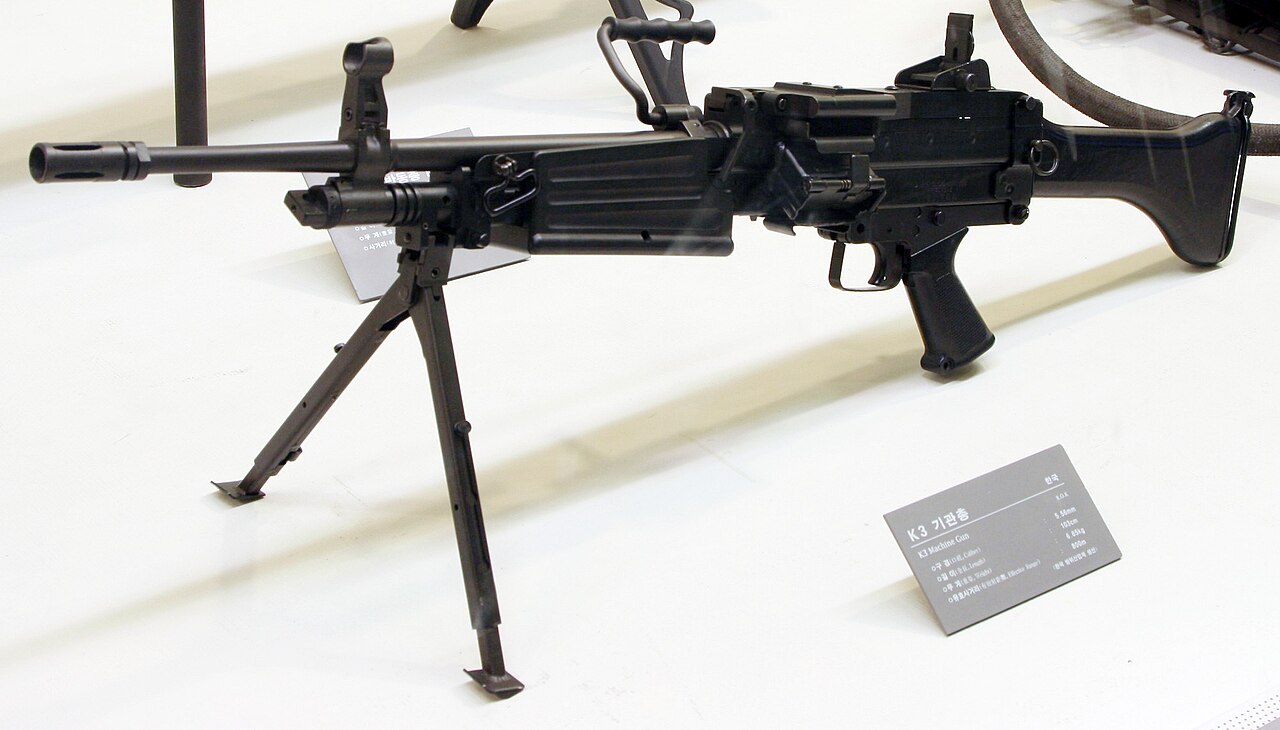 Daewoo K3 — Light Machine Gun featured in Gun Guesser