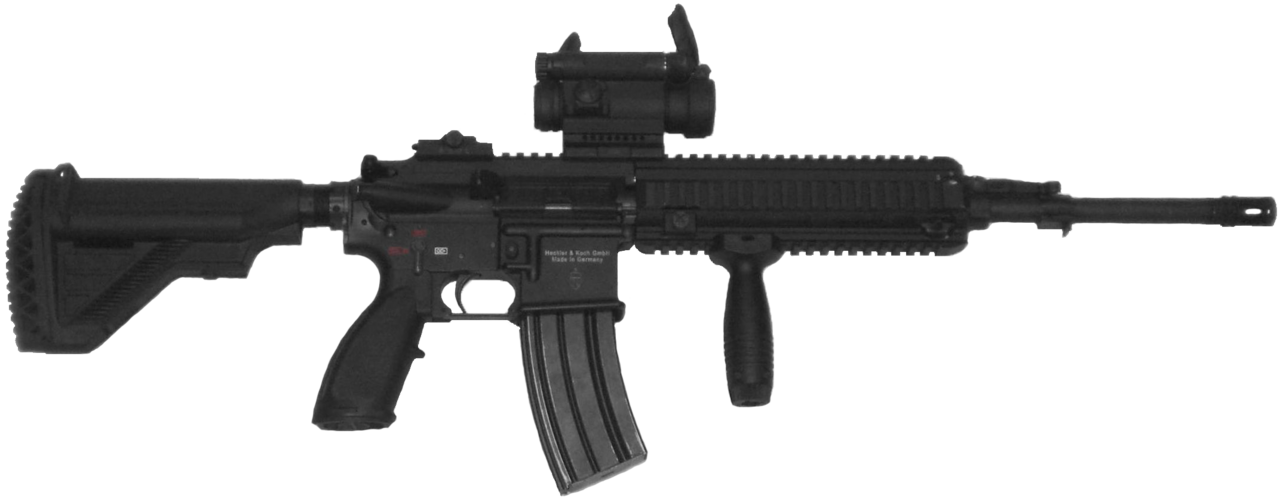 HK416 — Assault Rifle featured in Gun Guesser