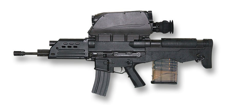 K11 DAW — Dual-caliber Airburst Rifle featured in Gun Guesser