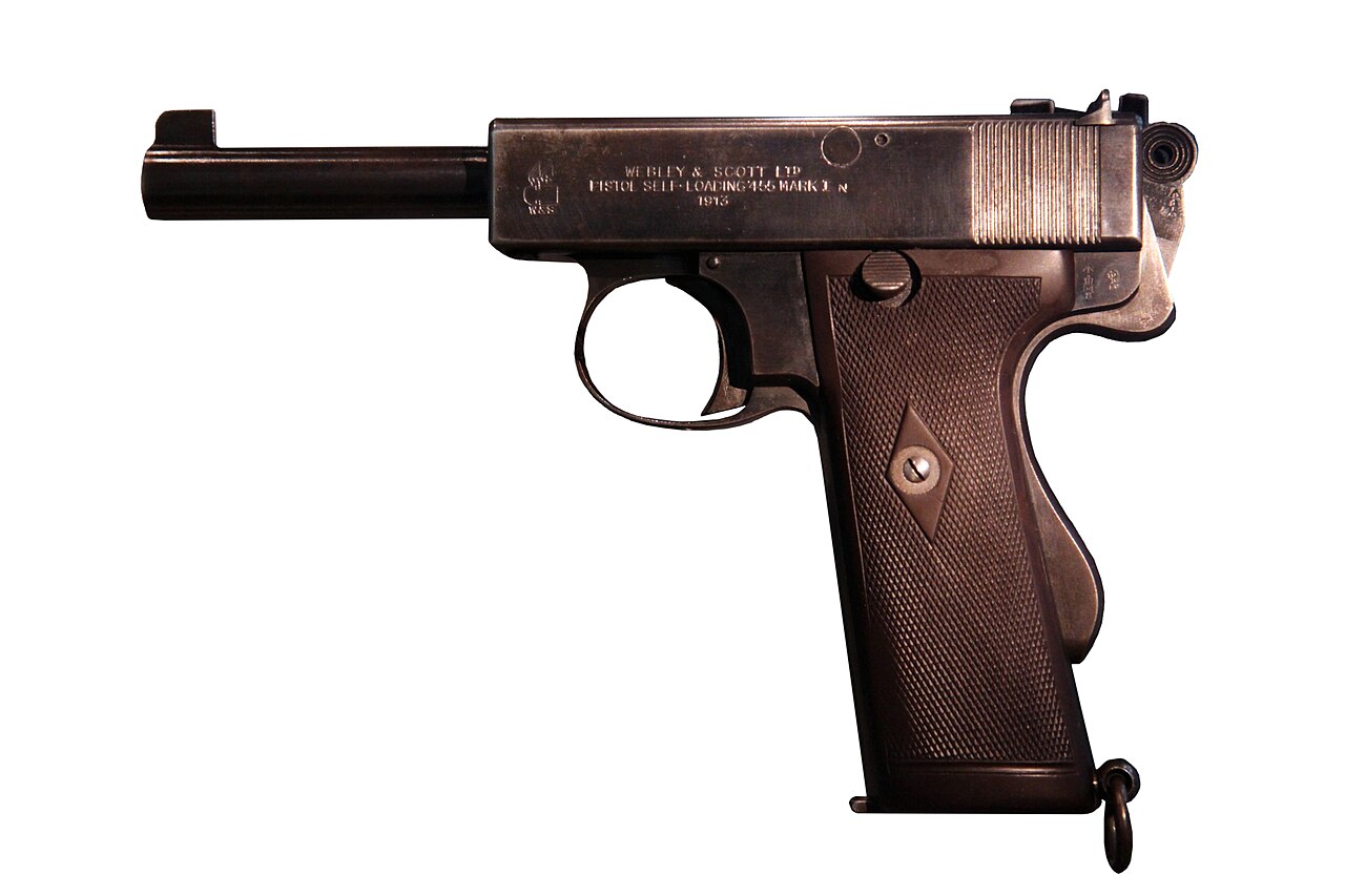 Webley & Scott Self-Loading Pistol — Pistol